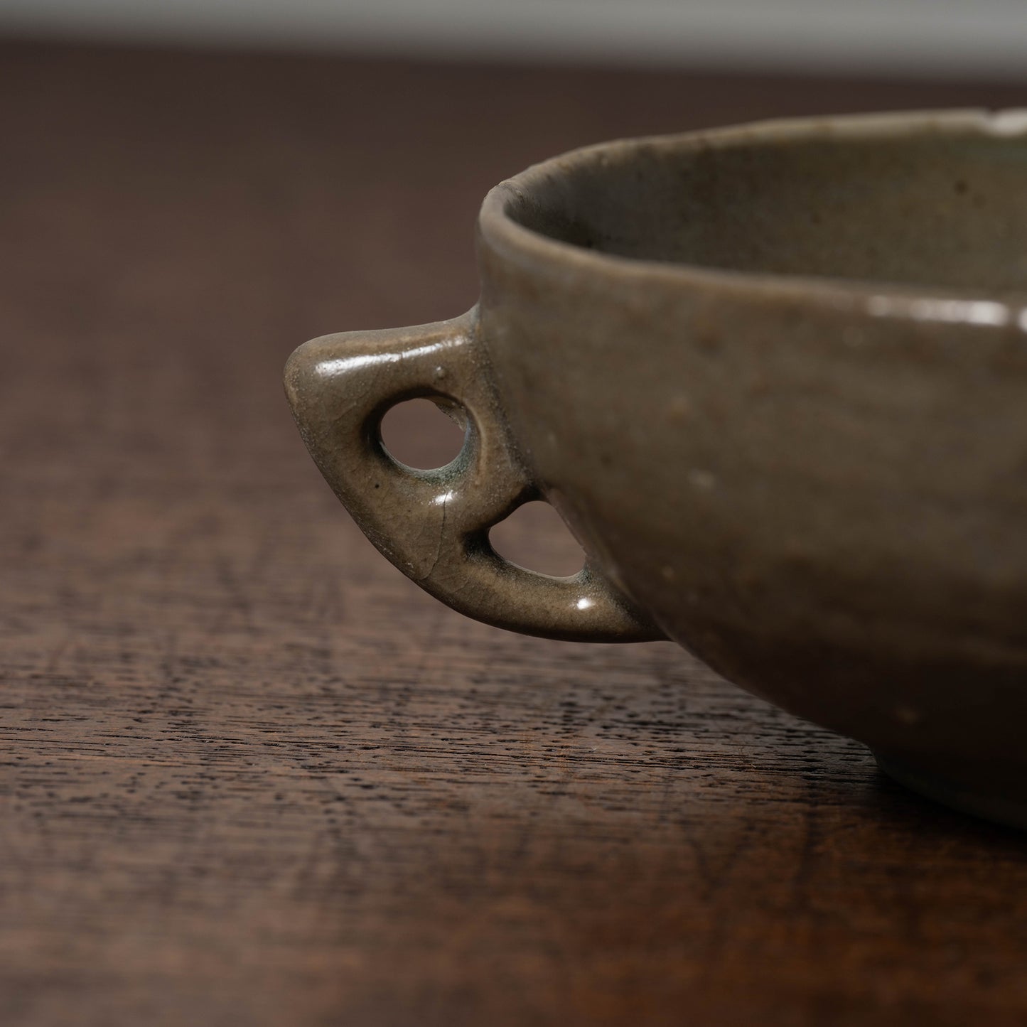 Goryeo Celadon Bowl with Incised Flower Design