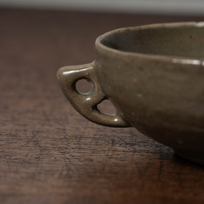 Goryeo Celadon Bowl with Incised Flower Design