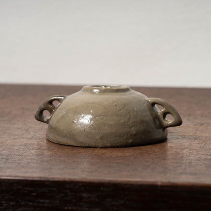 Goryeo Celadon Bowl with Incised Flower Design