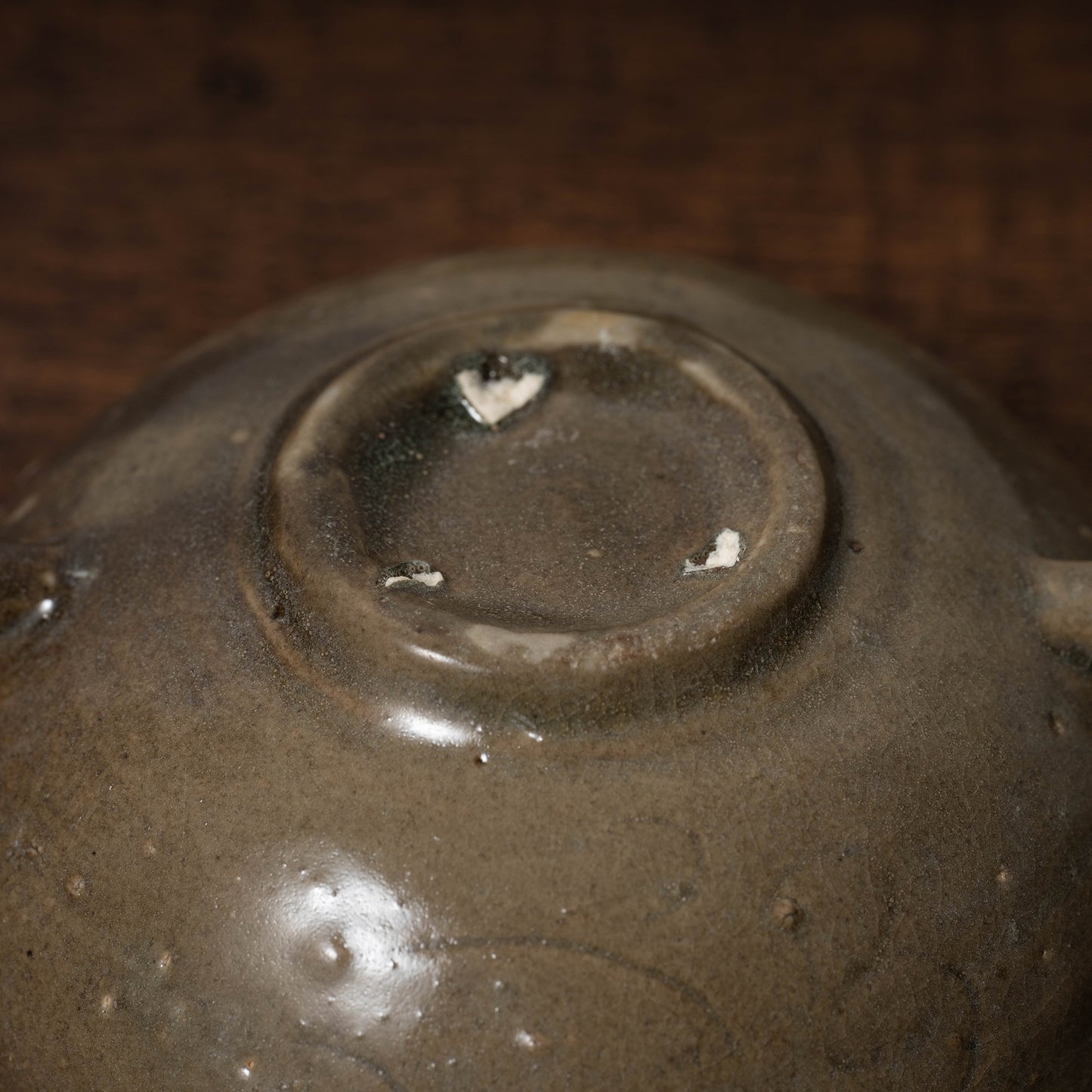 Goryeo Celadon Bowl with Incised Flower Design