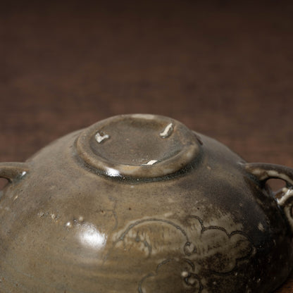 Goryeo Celadon Bowl with Incised Flower Design