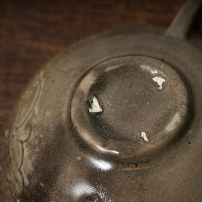 Goryeo Celadon Bowl with Incised Flower Design