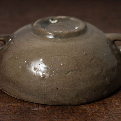 Goryeo Celadon Bowl with Incised Flower Design