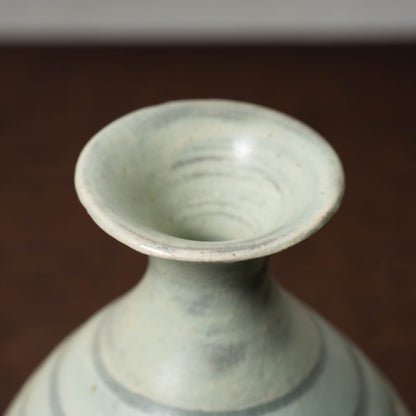 高麗末 粉青沙器鉄絵魚文瓶