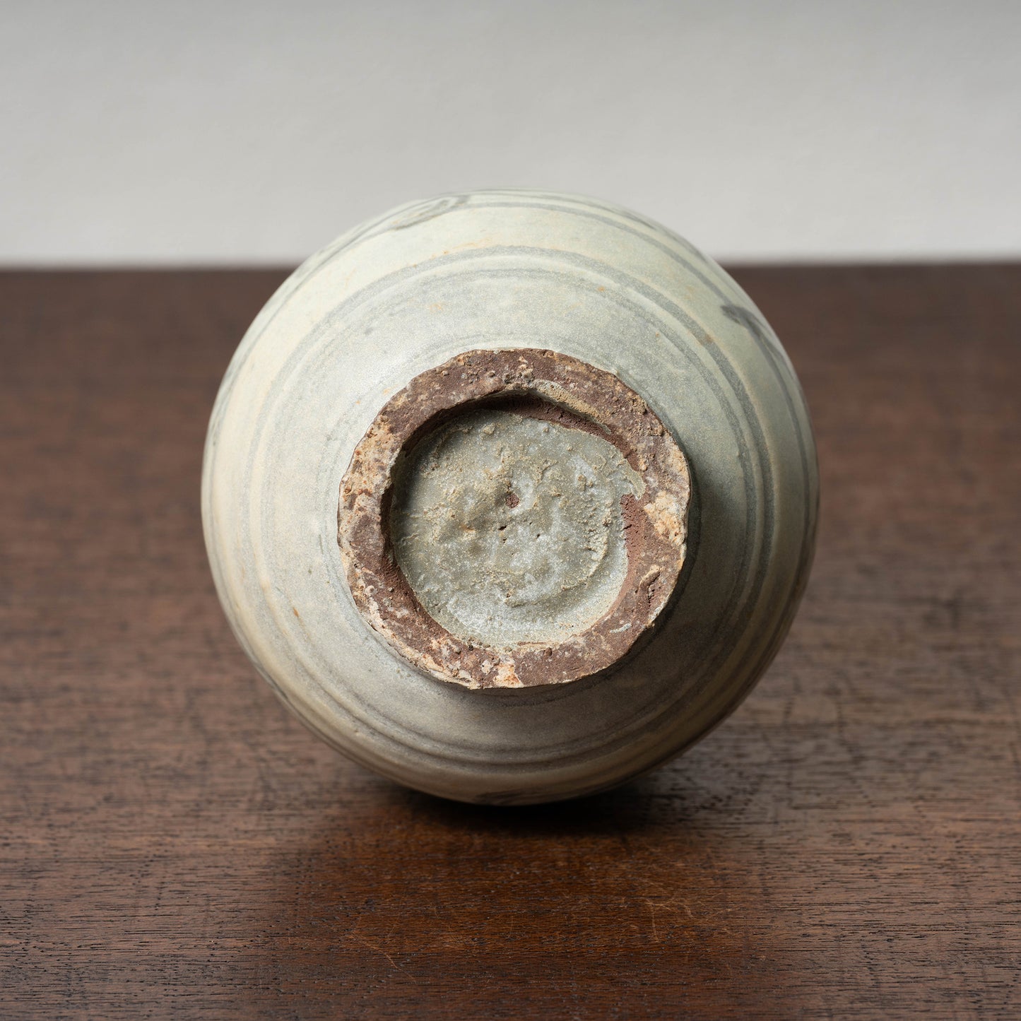 高麗末 粉青沙器鉄絵魚文瓶