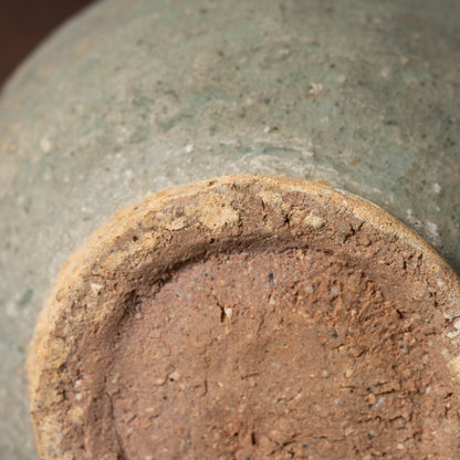 Joseon Dynasty Celadon Bottle with Underglaze Iron-painted