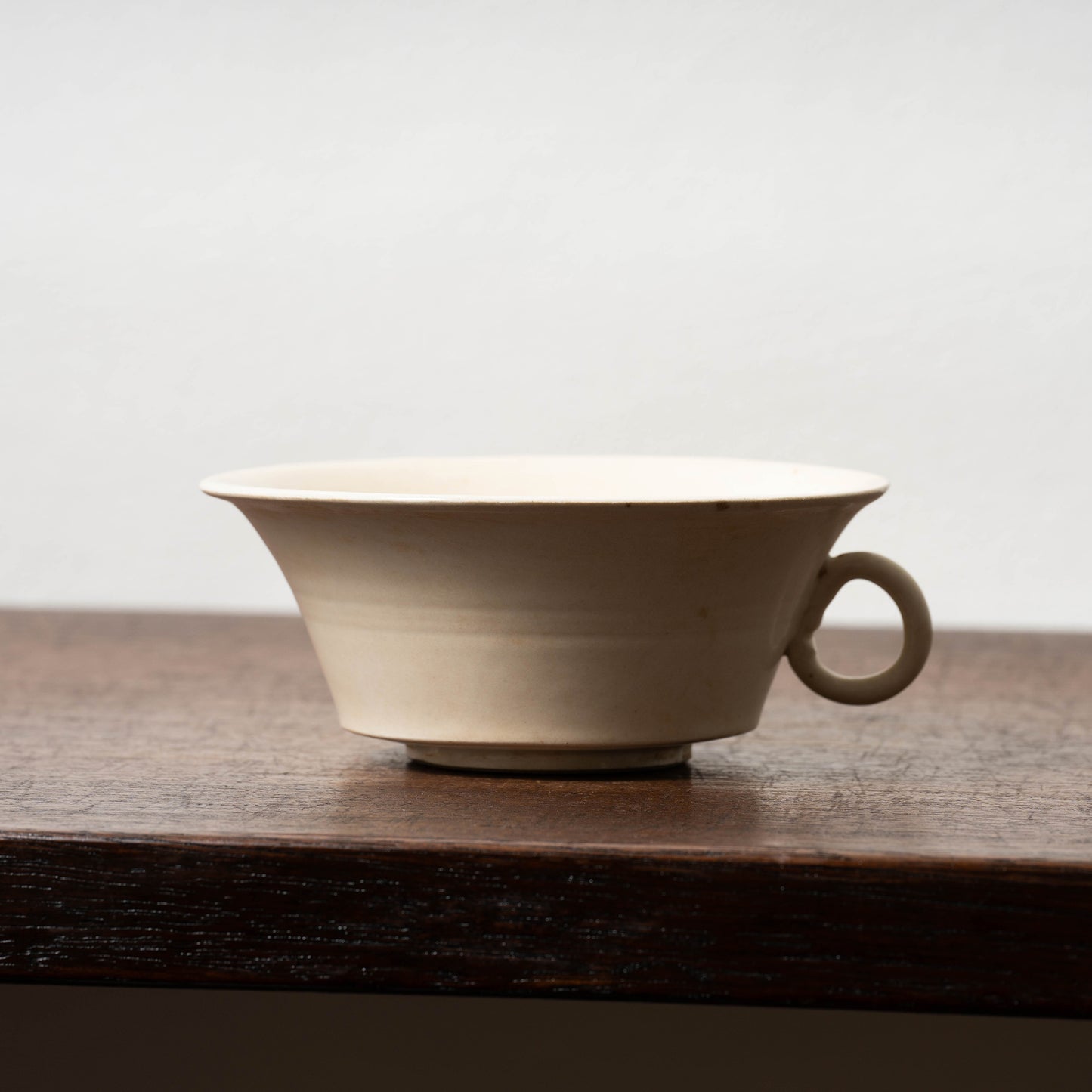 Tang Dynasty Xing ware White Porcelain Tea Bowl with Ear
