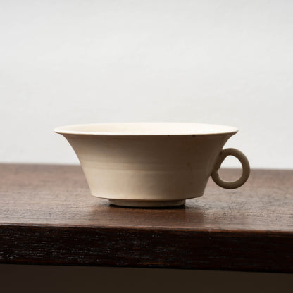 Tang Dynasty Xing ware White Porcelain Tea Bowl with Ear