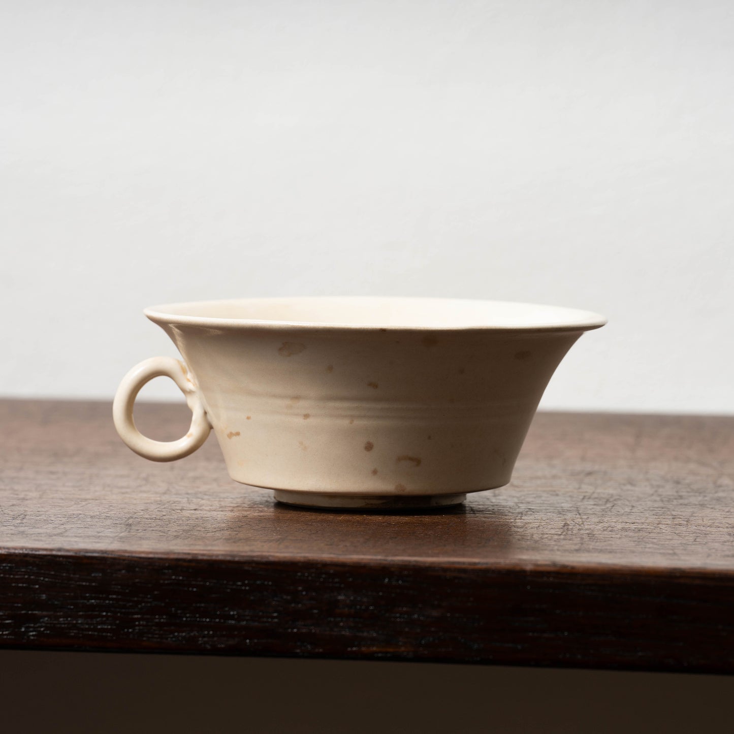 Tang Dynasty Xing ware White Porcelain Tea Bowl with Ear