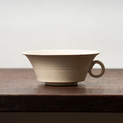 Tang Dynasty Xing ware White Porcelain Tea Bowl with Ear