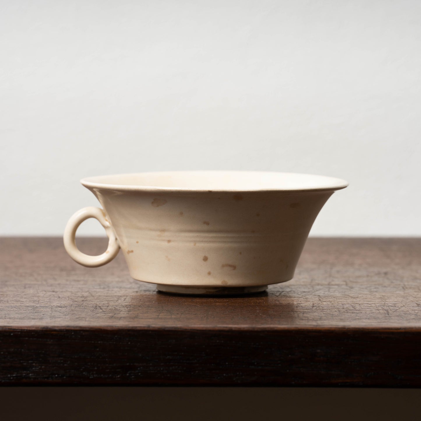Tang Dynasty Xing ware White Porcelain Tea Bowl with Ear