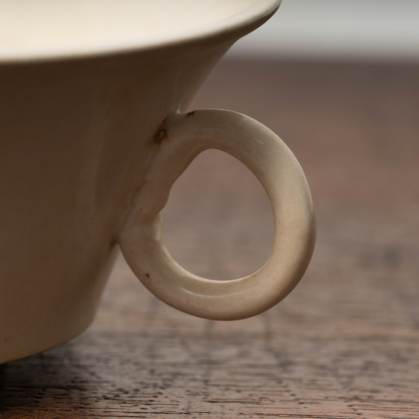 Tang Dynasty Xing ware White Porcelain Tea Bowl with Ear