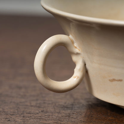 Tang Dynasty Xing ware White Porcelain Tea Bowl with Ear