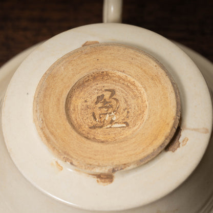 Tang Dynasty Xing ware White Porcelain Tea Bowl with Ear