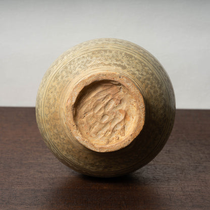 Goryeo Dynasty Buncheong ware Mishima-type Yuhuchun Bottle with Inlaid Bee Design