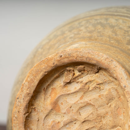 Goryeo Dynasty Buncheong ware Mishima-type Yuhuchun Bottle with Inlaid Bee Design