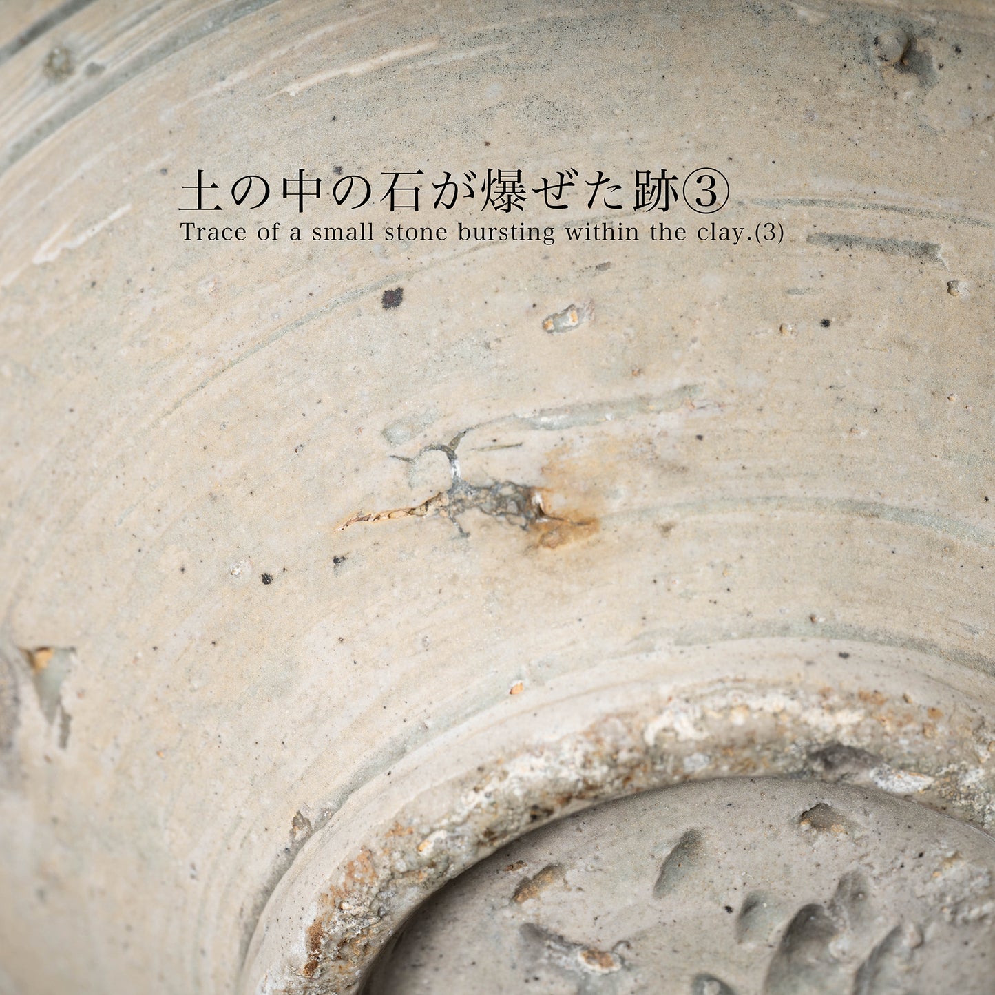 李氏朝鮮 鶏龍山 粉青沙器鉄絵唐草文瓶