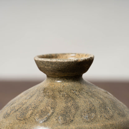 高麗 青磁鉄絵油壺