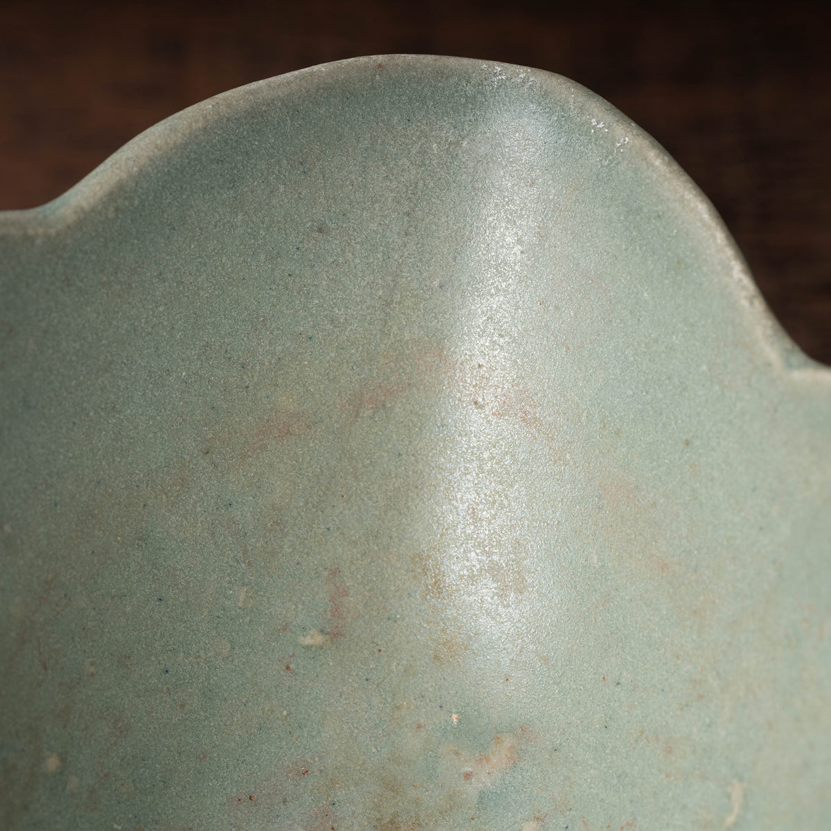 Goryeo Celadon Basin with Inlaid Chrysanthemum Design and Animal-Shaped Legs