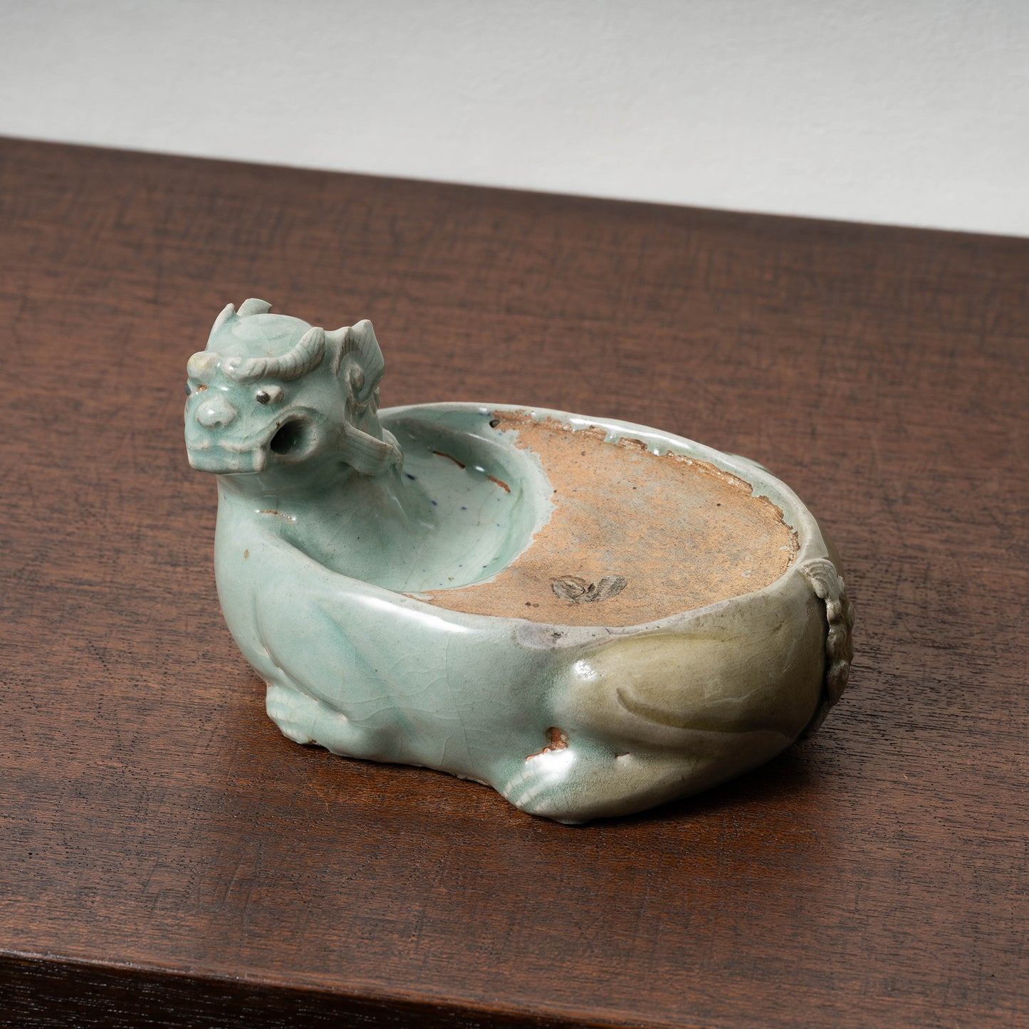 高麗 青磁獅子形硯