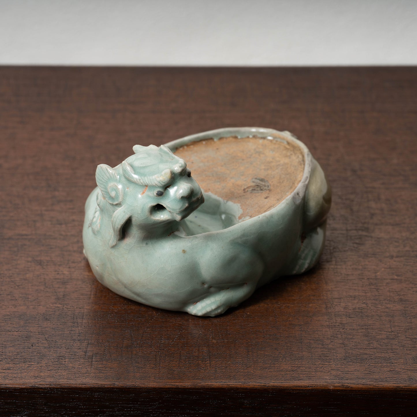 高麗 青磁獅子形硯