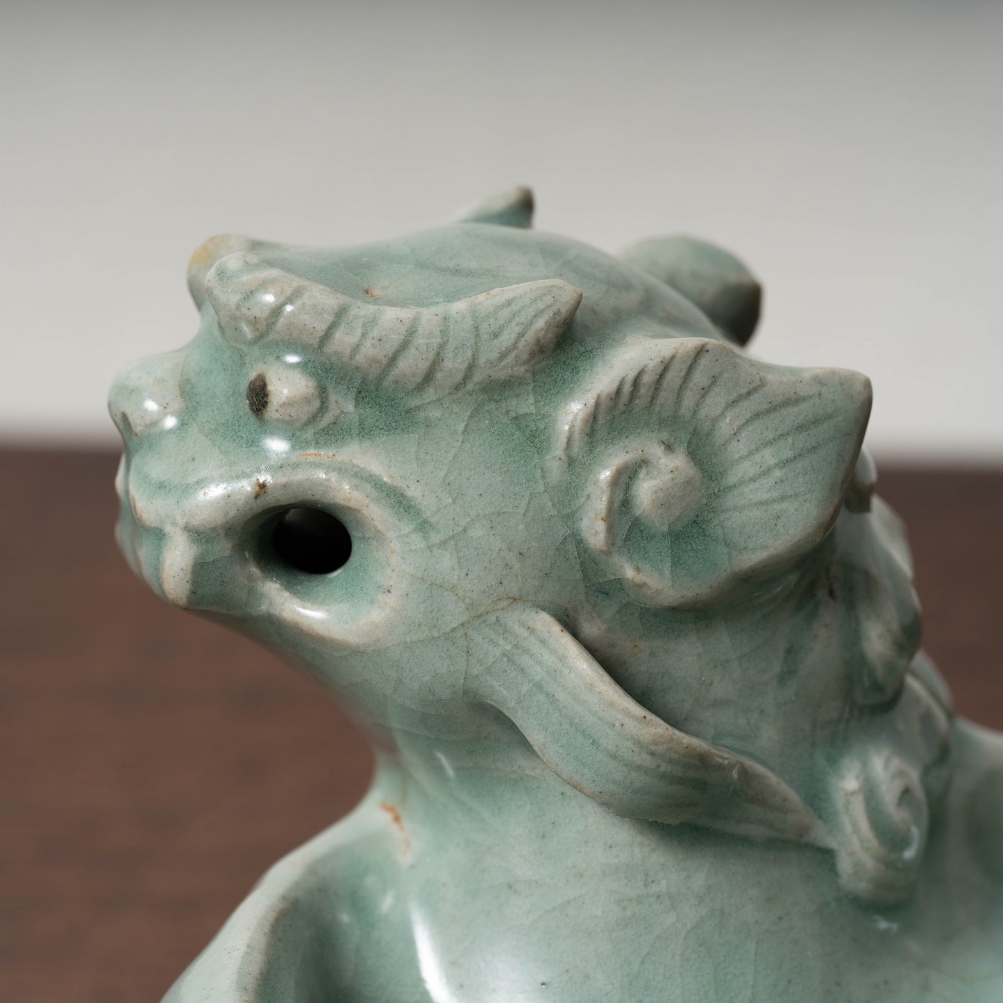 高麗 青磁獅子形硯