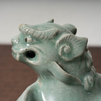 高麗 青磁獅子形硯