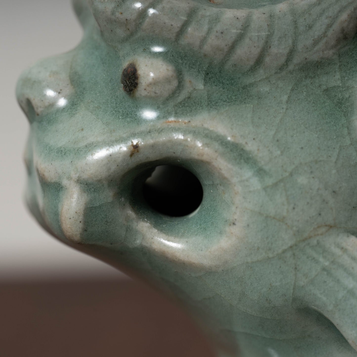高麗 青磁獅子形硯