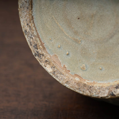 Goryeo Dynasty Celadon Vase with Inlaid Chrysanthemum Design