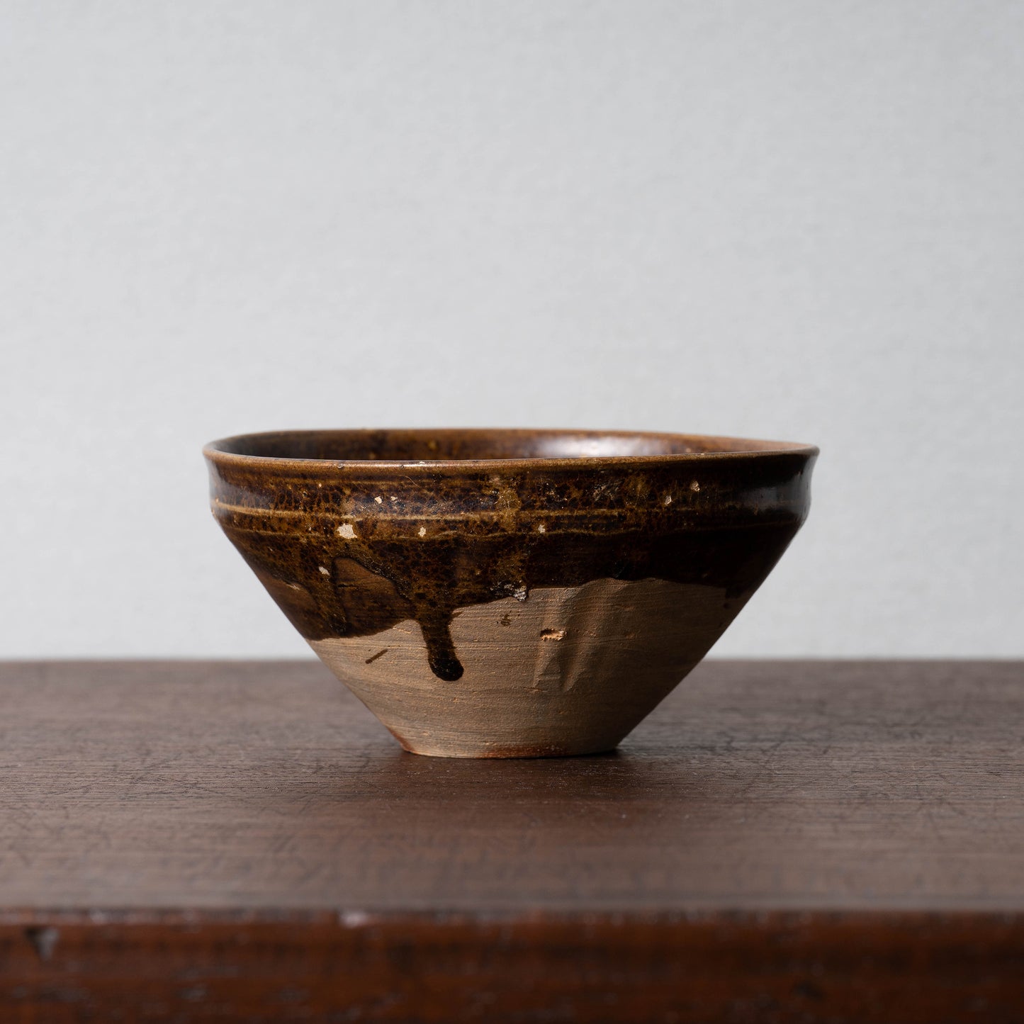 Southern Song Dynasty Cizhou-type Ware Brown Glazed Tea Bowl