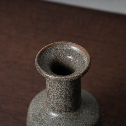 Southern Song Dynasty Black Celadon Bottle