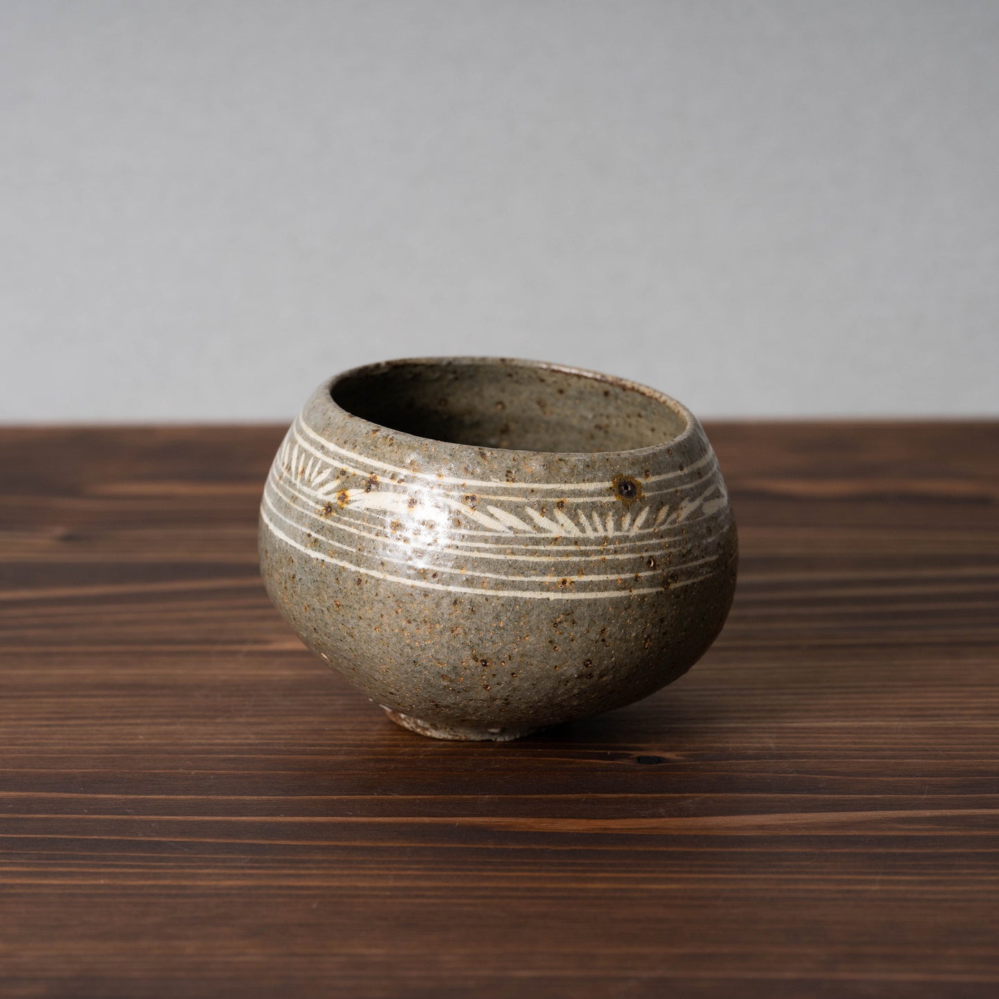 Joseon Dynasty Buncheong Jar with Inlaid
