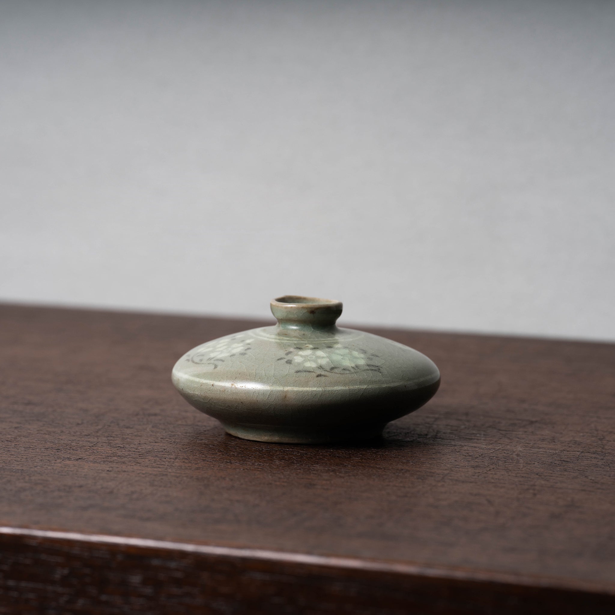 高麗青磁、油壺 - 陶芸