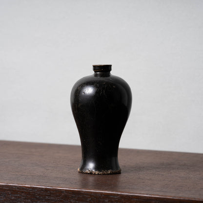 Goryeo Black Glazed Meiping Vase