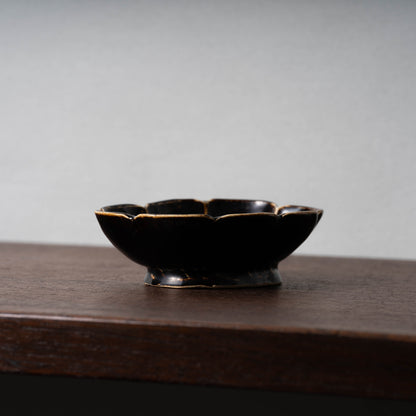 Northern Song Dynasty Ding Ware Black-glaze Bowl with Butterfly Design