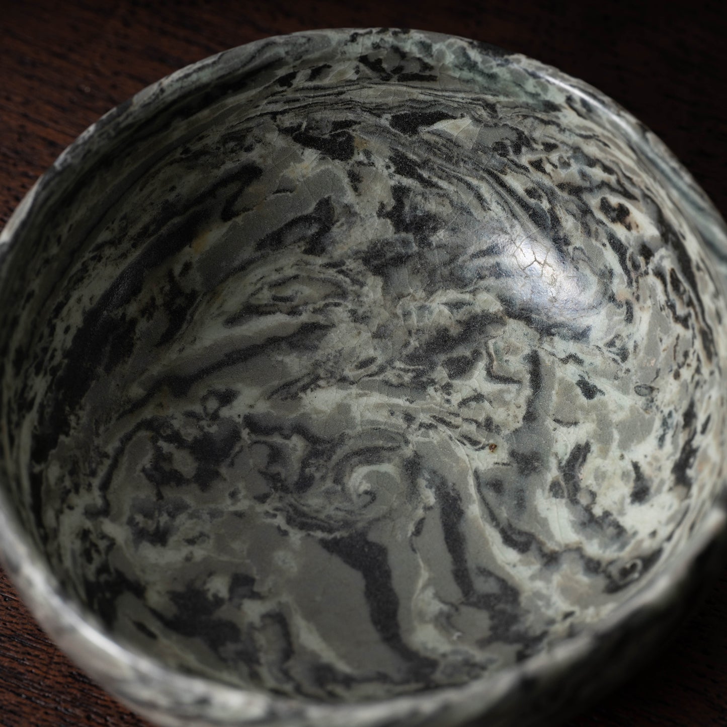 Goryeo Small Tea Bowl with Knead Design