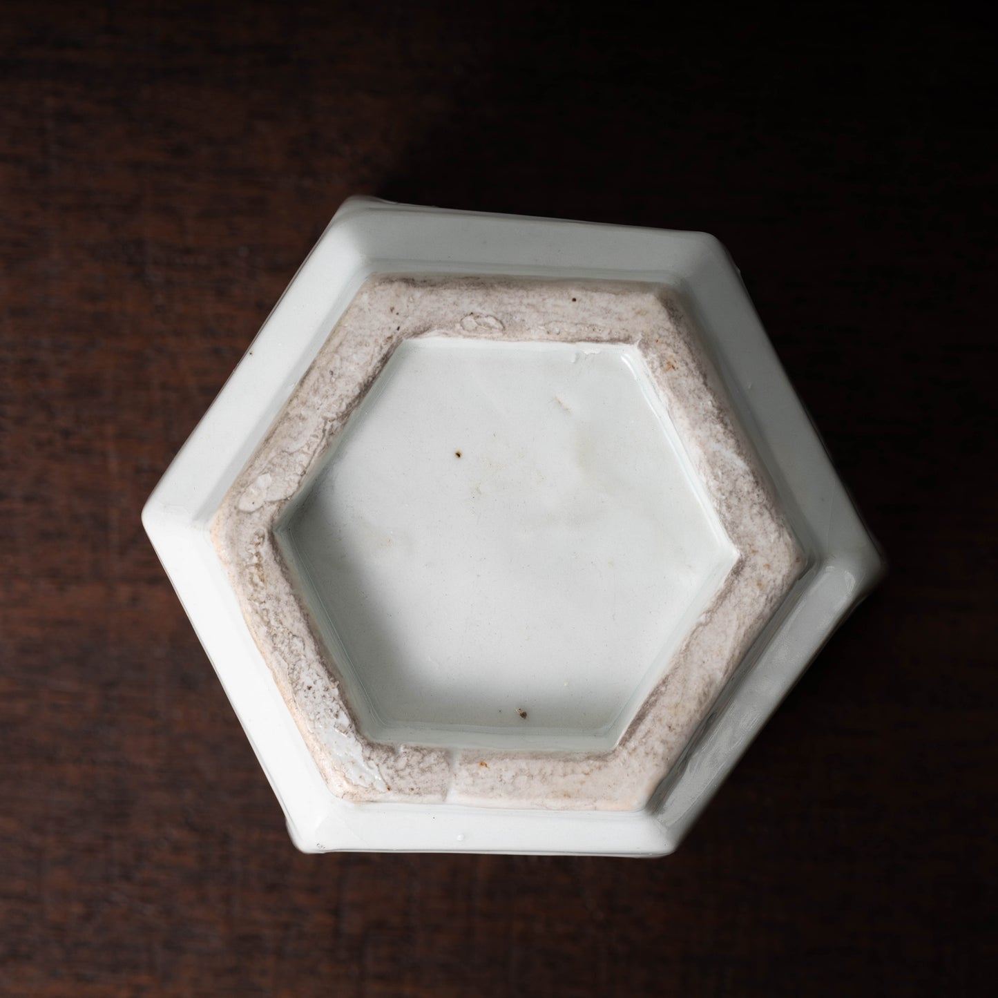 Ming Dynasty white porcelain Censer with Hexagon Design