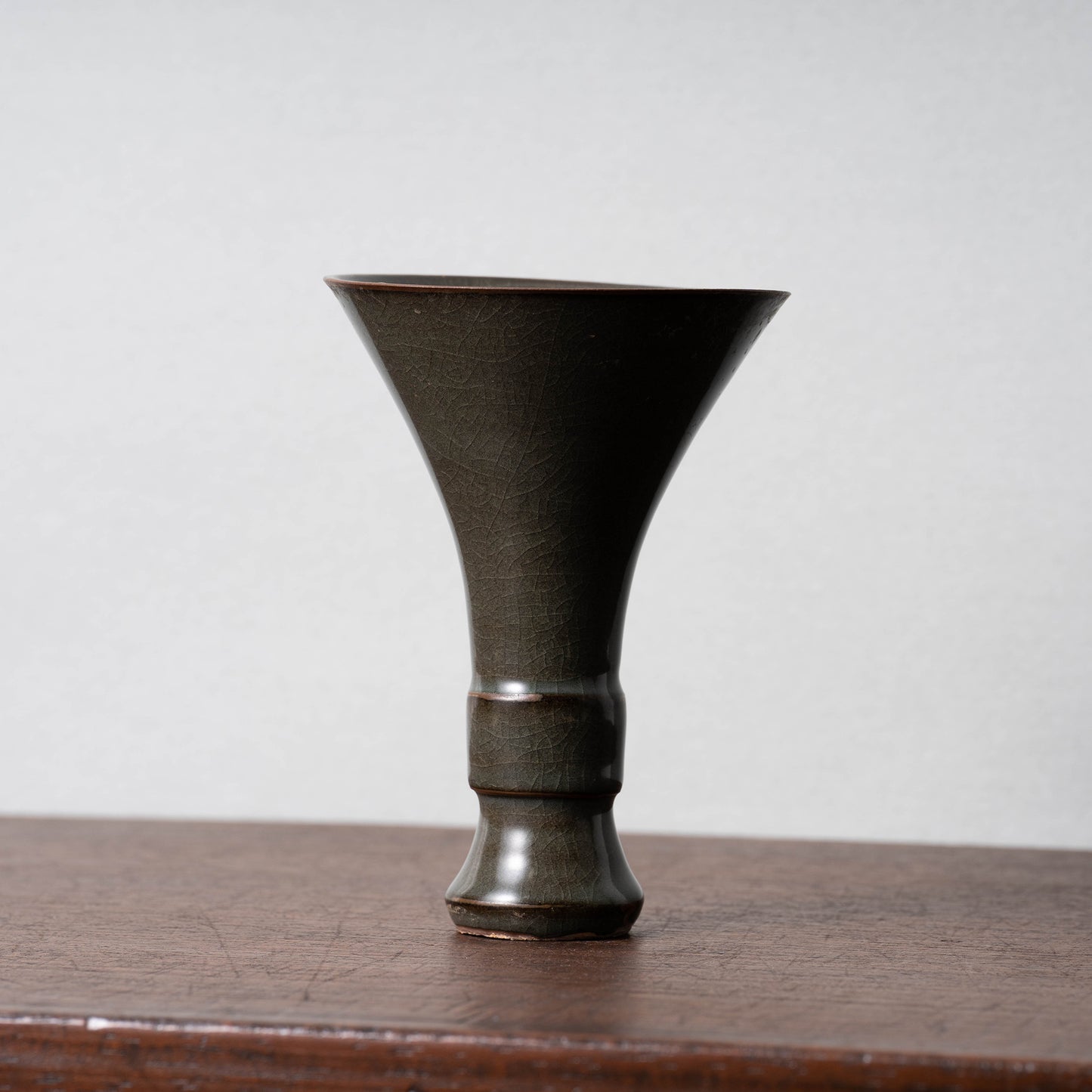 Southern Song Dynasty Black Celadon Bottle