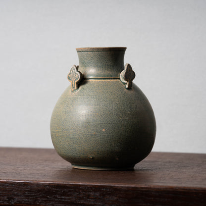 Northern Song Dynasty Yue ware Jar with Four Handles