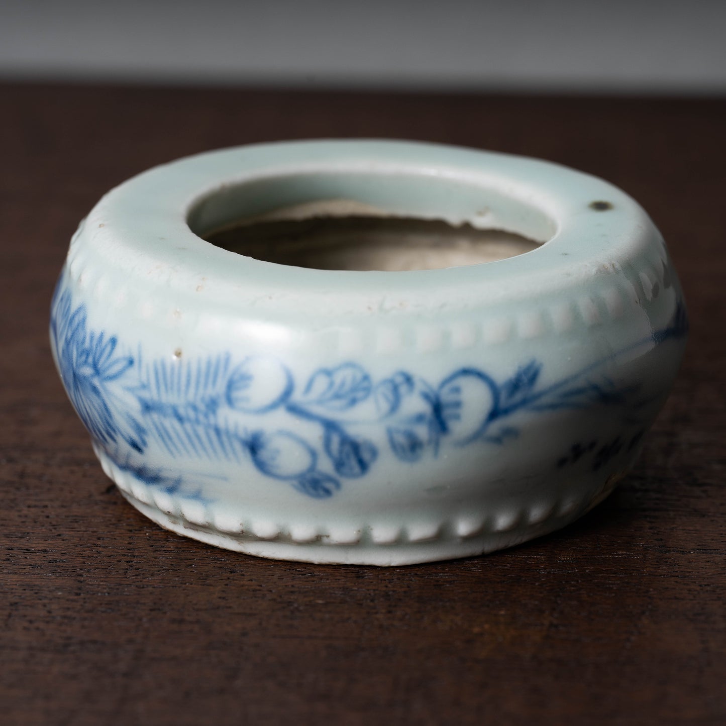 uan Dynasty Blue and White Porcelain Water Bowl
