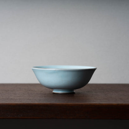 Qing Dynasty celadon Tea Bowl with Ru ware-like