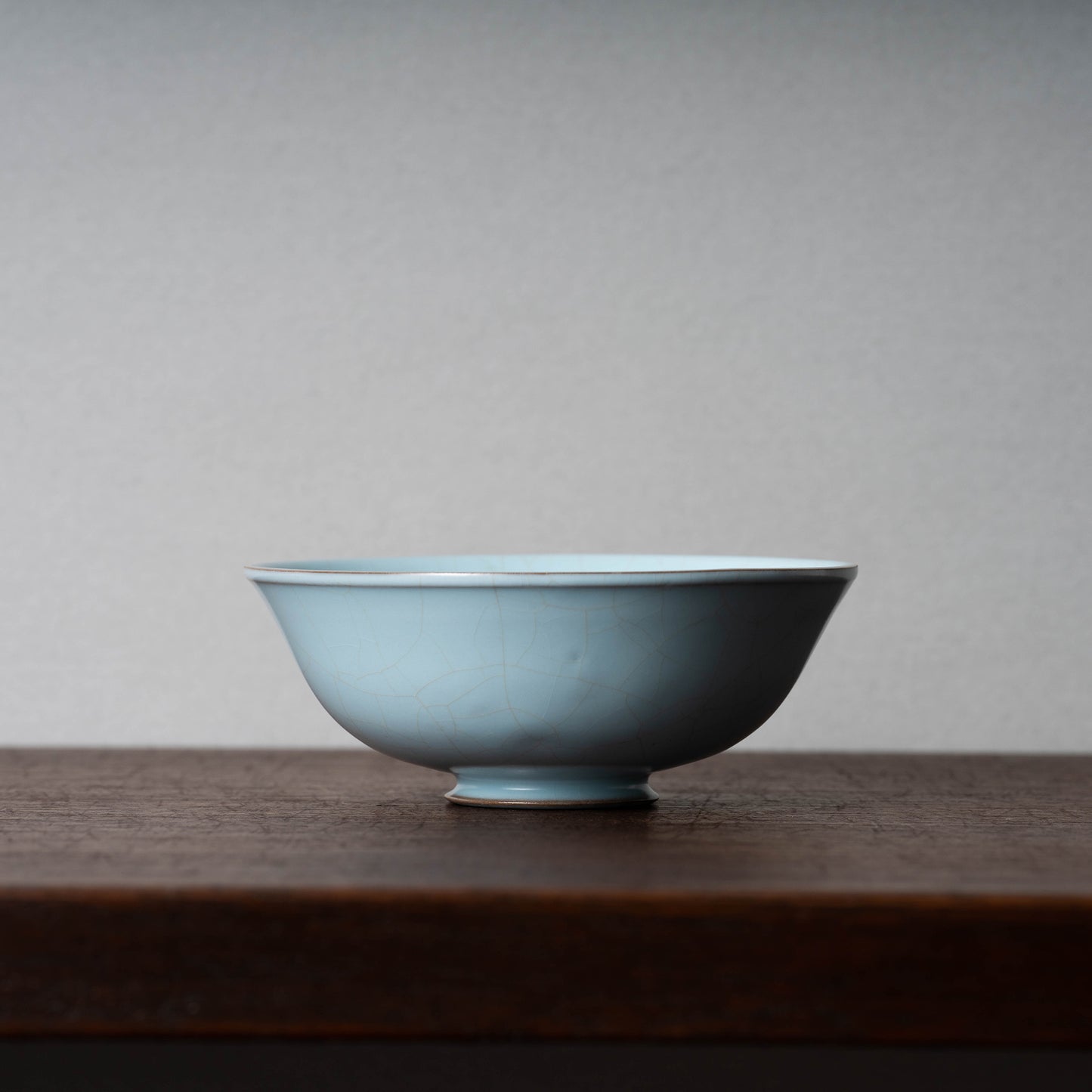 Qing Dynasty celadon Tea Bowl with Ru ware-like