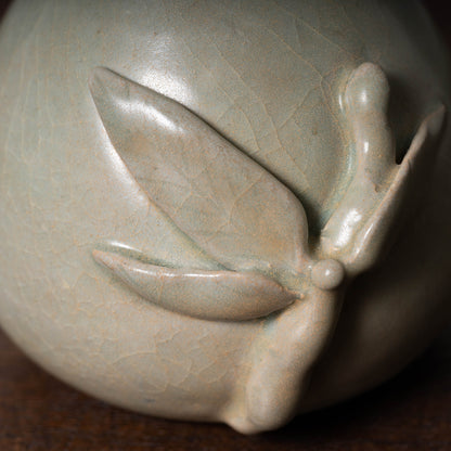Goryeo Celadon Water Dropper with Peach Shaped