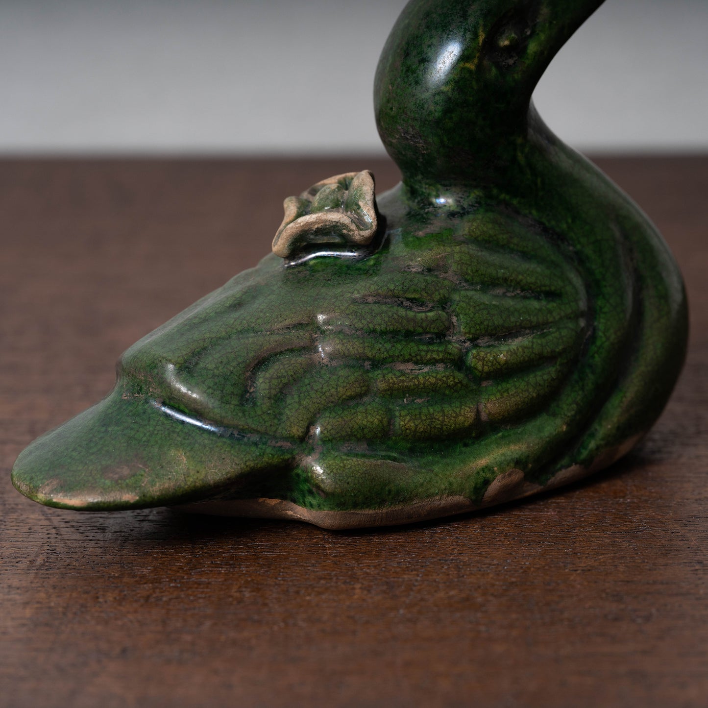 Northern Song Dynasty Cizhou Ware Green-glaze figurines with Bird Shaped